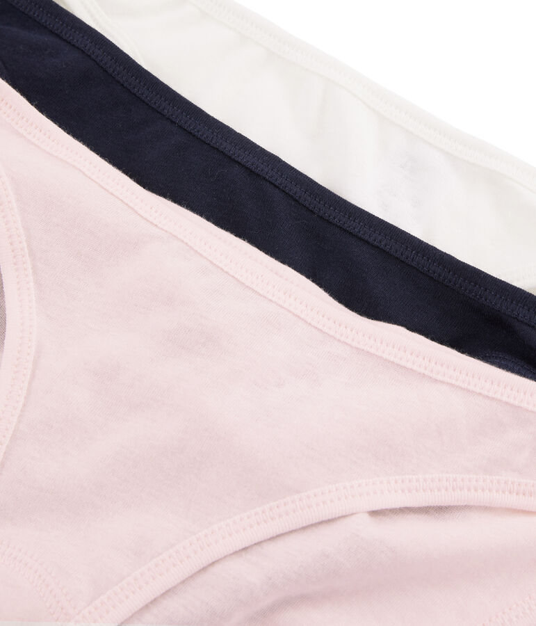 Set mit 3 Damenslips vielfarbig