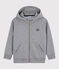 Kinder-Sweatshirt mit Kapuze für Jungen grau SUBWAY CHINE