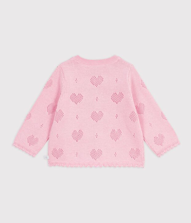 Baby-Cardigan aus Baumwolle mit Herzmotiv MARQUISE