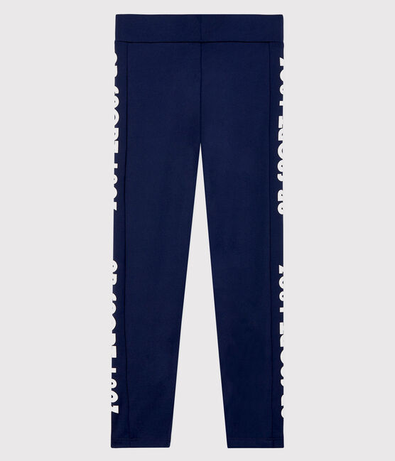 Kinder-Sportleggings für Mädchen blau SMOKING
