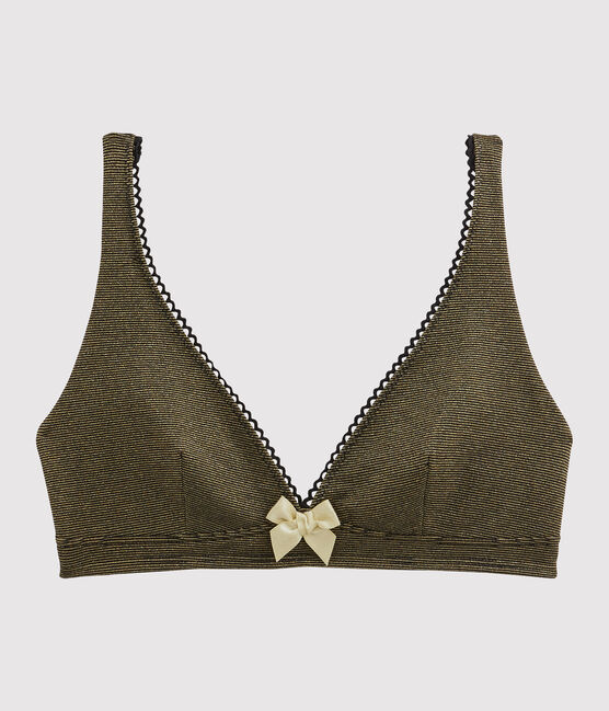 Triangel-BH für Damen schwarz NOIR/gelb OR