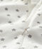 Baby-Strampler mit Sternenmuster aus Rippstrick weiss MARSHMALLOW/grau GRIS