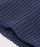 Kinder-Schlauchschal aus einfarbigem Strick mit Fleece-Futter SMOKING