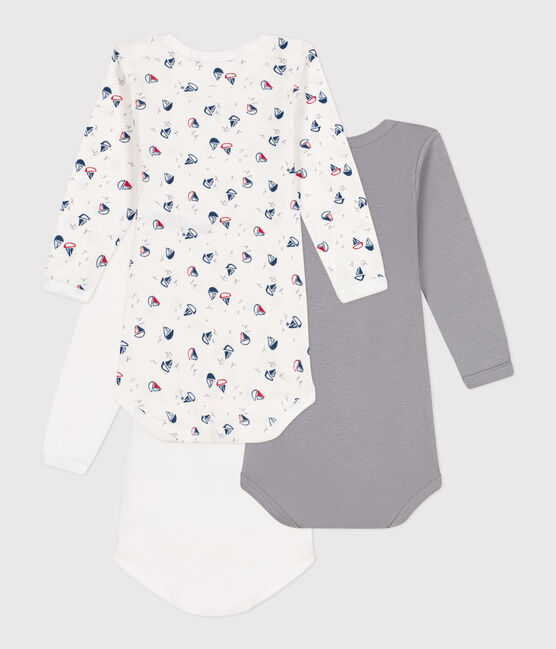 3er-Set langärmelige Baby-Bodys aus Baumwolle  variante 4