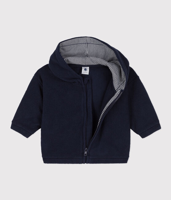 Baby-Sweatshirt aus Fleece blau SMOKING
