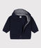 Baby-Sweatshirt aus Fleece blau SMOKING