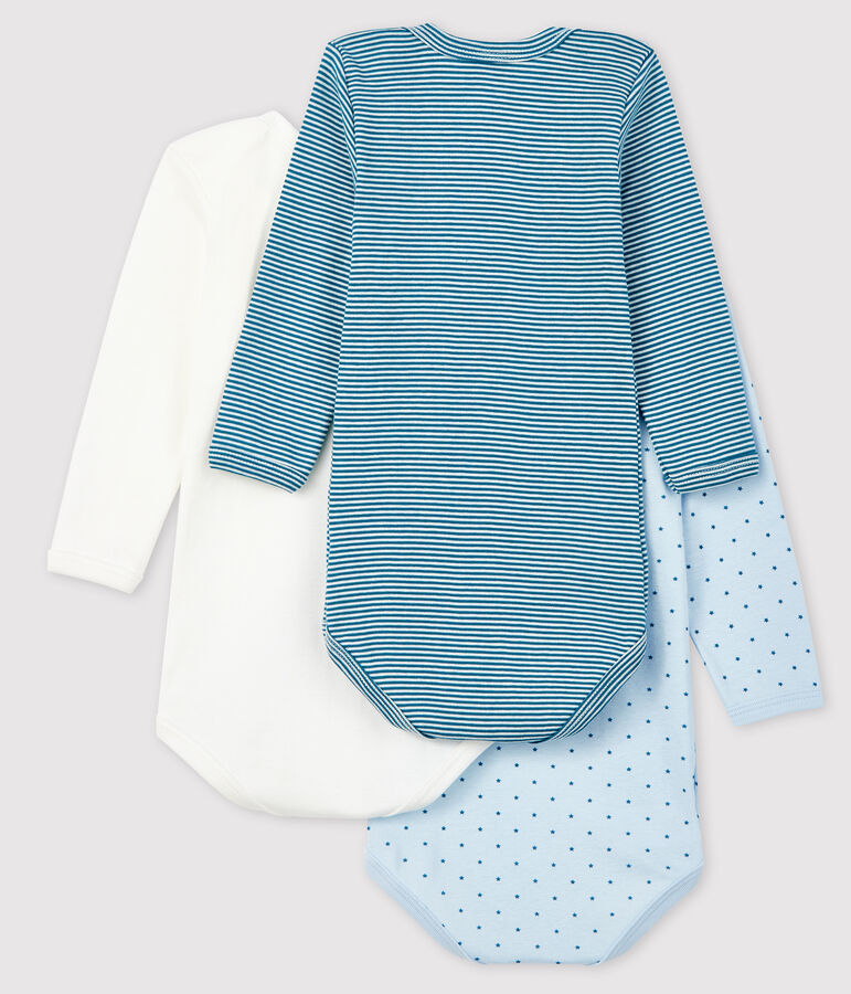 3er-Set lang&auml;rmlige Baby-Bodys f&uuml;r Jungen variante 1