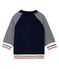 Baby-Cardigan aus Doppeljersey mit Reißverschluss für Jungen blau SMOKING/weiss MARSHMALLOW CN