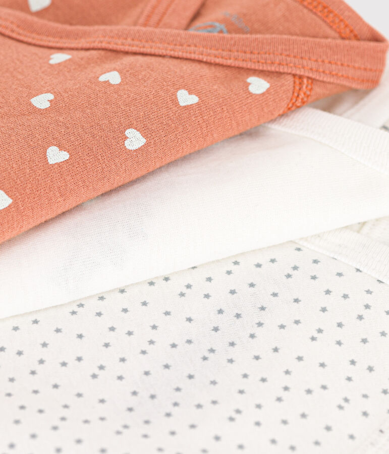 3ER-SET KURZ&Auml;RMELIGE BABY-BODYS AUS BAUMWOLLE variante 2