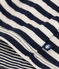 Langärmeliges Babykleid aus gestreiftem Doppeljersey blau SMOKING/ AVALANCHE