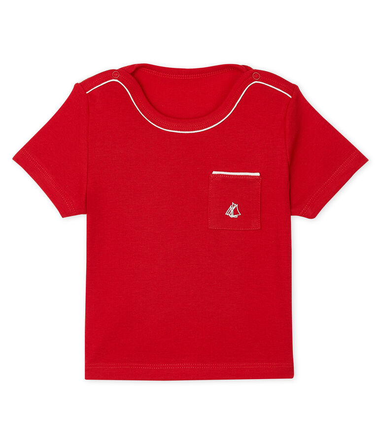 Tee shirt manches courtes b&eacute;b&eacute; gar&ccedil;on rot