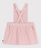 Baby-Kleid aus Fein-Cord mit Blumenstickerei am Bund rosa JOLI