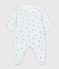 Strampler aus Doppeljersey mit Fuchsmotiv weiss/vielfarbig
