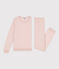 Pyjama aus Frottee für Damen rosa SALINE