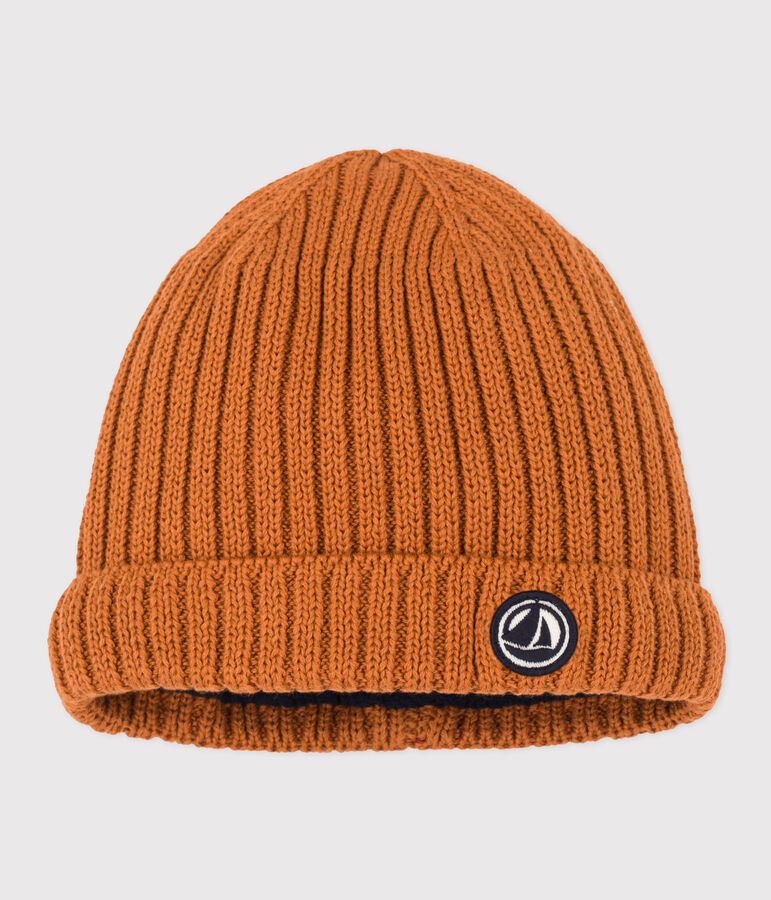 Baby-M&uuml;tzchen mit Fleece-F&uuml;tterung braun