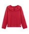 Langärmeliges Kinder-T-Shirt rot TERKUIT/gelb OR