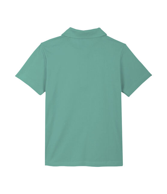Kinder-Poloshirt Jungen grün ALOEVERA