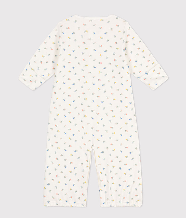 Bedruckter Kombi-Overall aus Baumwolle weiss/vielfarbig