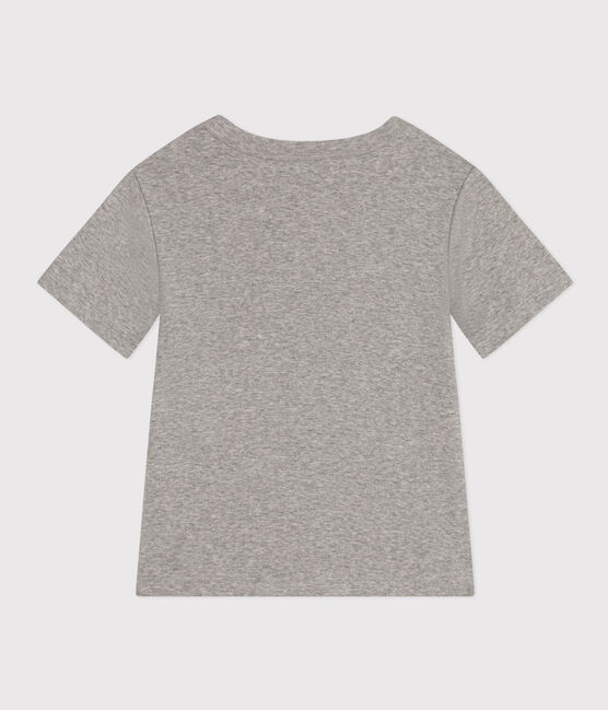Gemustertes Jungen-T-Shirt aus leichtem Jersey grau CHATON CHINE