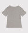 Gemustertes Jungen-T-Shirt aus leichtem Jersey grau CHATON CHINE