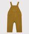 Baby-Latzhose aus Velours. gelb TOPAZE