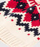 Kinder-Mütze aus Jacquard-Wollstoff weiss AVALANCHE/ MULTICO