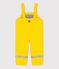 Regenhose mit Hosenträgern gelb JAUNE