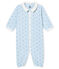 Baby Jungen Overall aus gedoppeltem Jersey mit Print blau FRAICHEUR/weiss MULTICO
