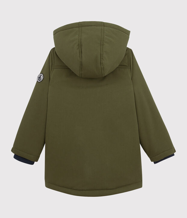 Kinder-Parka f&uuml;r Jungen gr&uuml;n