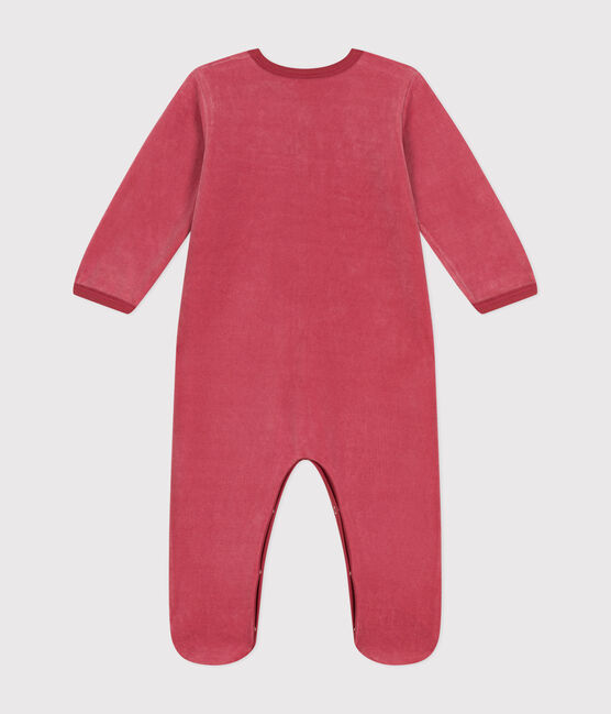 Strampler aus Nicki für Babys rosa PAPI