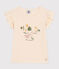 T-Shirt aus geflammtem Jersey Kinder/Mädchen naturfarben AVALANCHE
