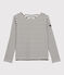 Leichtes Streifenshirt aus Baumwolle Damen  weiss MARSHMALLOW/blau SMOKING