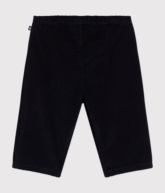 Baby-Hose aus Cord blau SMOKING