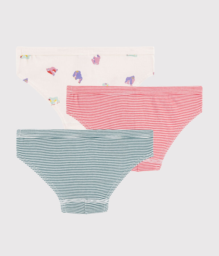 Set mit 3 Slips mit &Auml;ffchen-Print f&uuml;r kleine Jungen vielfarbig