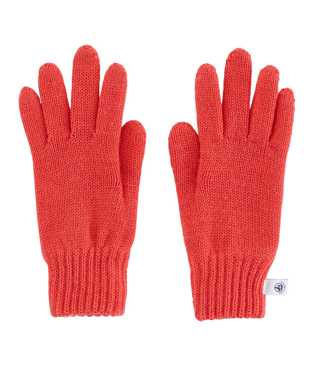 Kinderhandschuhe f&uuml;r Jungen rot