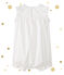 Baby-Kurzoverall Mädchen weiss ECUME