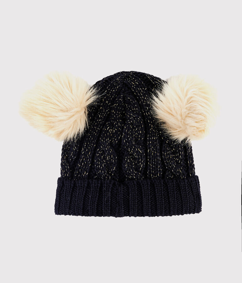 Kinderm&uuml;tze f&uuml;r M&auml;dchen blau/gelb