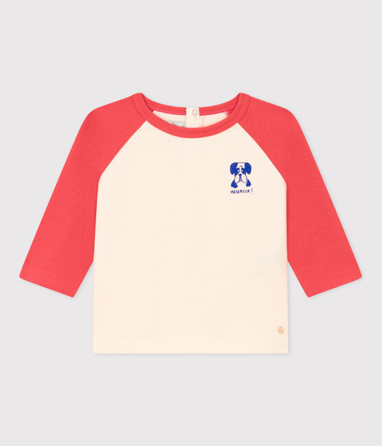Langärmeliges Baby-T-Shirt aus Jersey AVALANCHE/ OURSIN