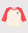 Langärmeliges Baby-T-Shirt aus Jersey AVALANCHE/ OURSIN