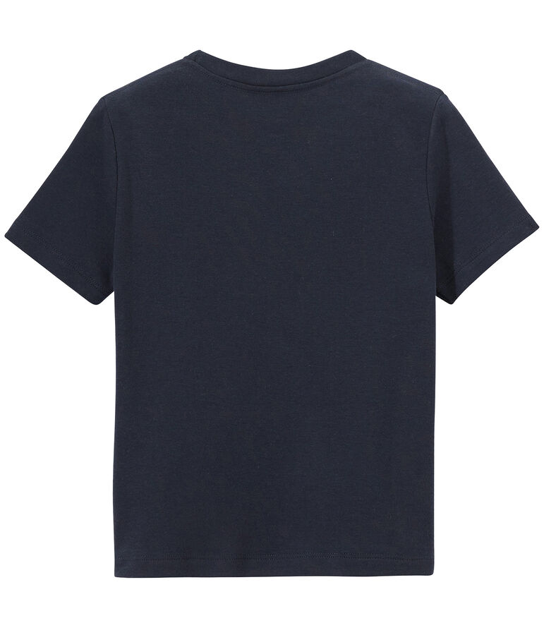 Jungen-T-Shirt mit Motiv blau