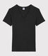 Damen-T-Shirt aus Baumwolle mit V-Ausschnitt