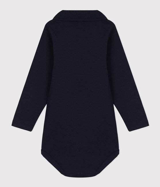 Langärmeliger Baby-Body aus Baumwolle mit Polokragen SMOKING/ SMOKING