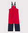 Skihose für Jungen und Mädchen rot TERKUIT/ SMOKING