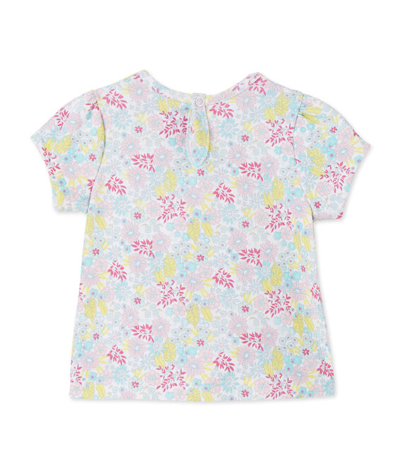 T-shirt bébé fille imprimé weiss ECUME/weiss MULTICO