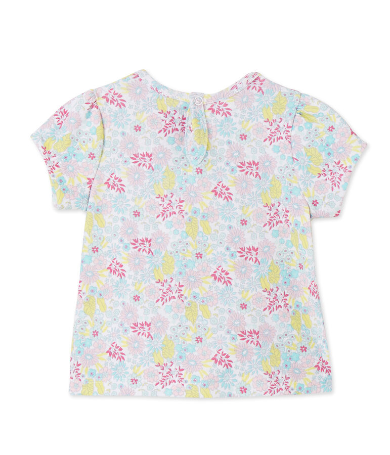 T-shirt b&eacute;b&eacute; fille imprim&eacute; weiss/vielfarbig