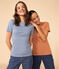 T-Shirt L’ICONIQUE aus Baumwolle mit rundem Ausschnitt für Damen rosa SIENNA
