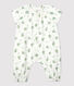 Langer Baby-Overall aus Bio-Baumwollgaze mit Blumenmuster