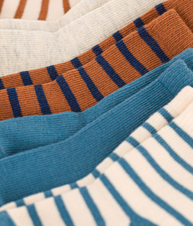 5er-Set Babysocken mit Streifen vielfarbig