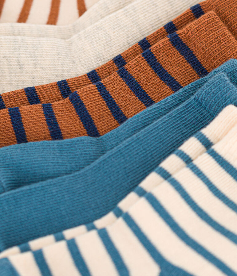 5er-Set Babysocken mit Streifen vielfarbig