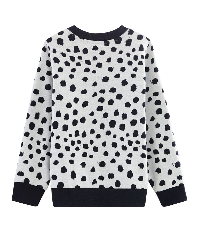 Sweater Jean Jullien weiss MARSHMALLOW/ DOTTIES
